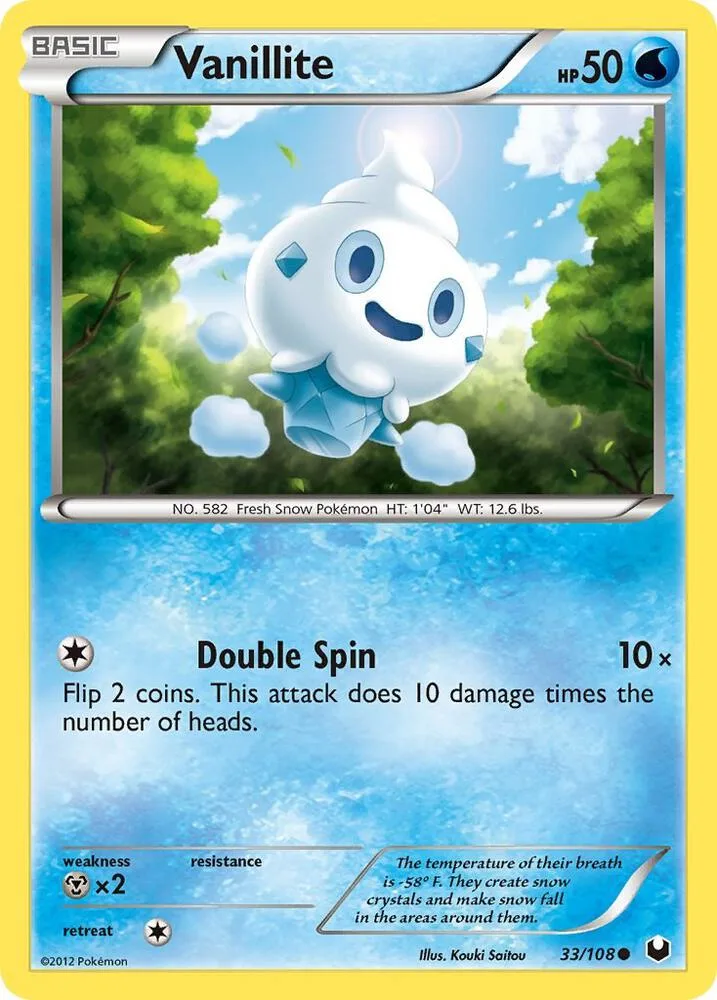 Vanillite card front