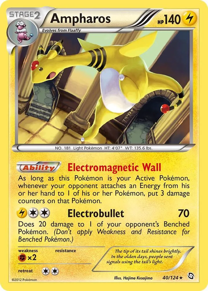 Ampharos card front