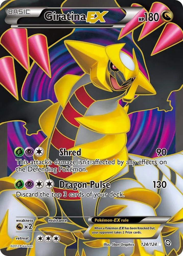 Giratina EX (124 Full Art) Holofoil card