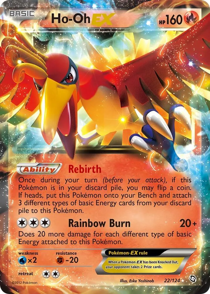 Ho-Oh EX card front