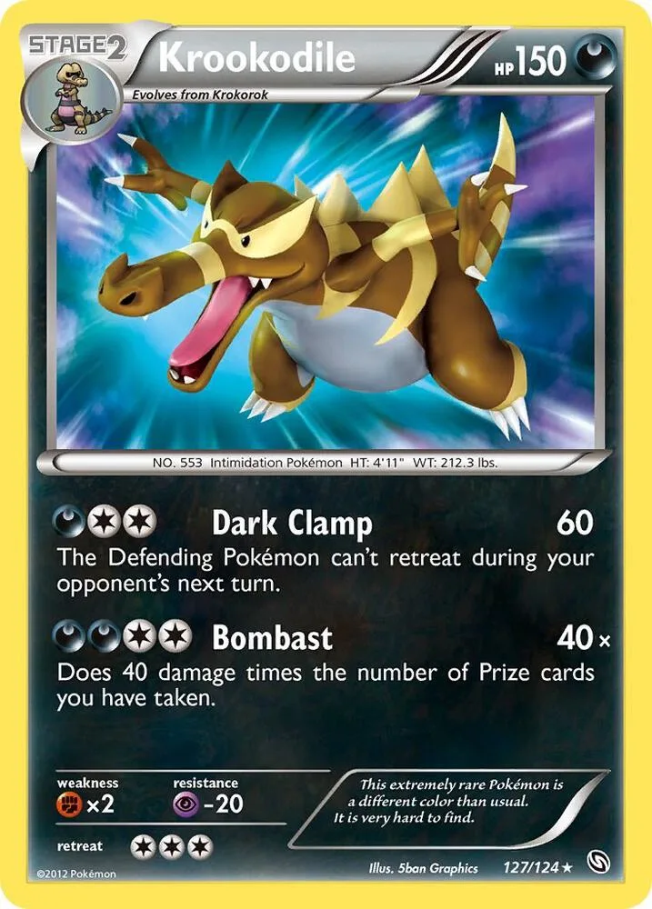 Krookodile Holofoil card