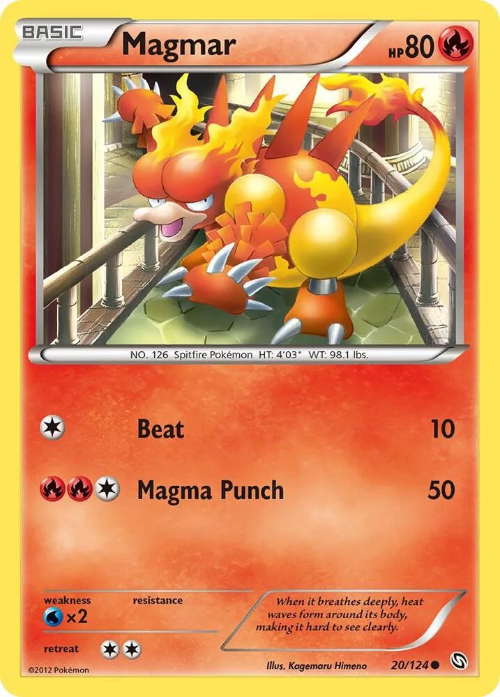 Magmar card front