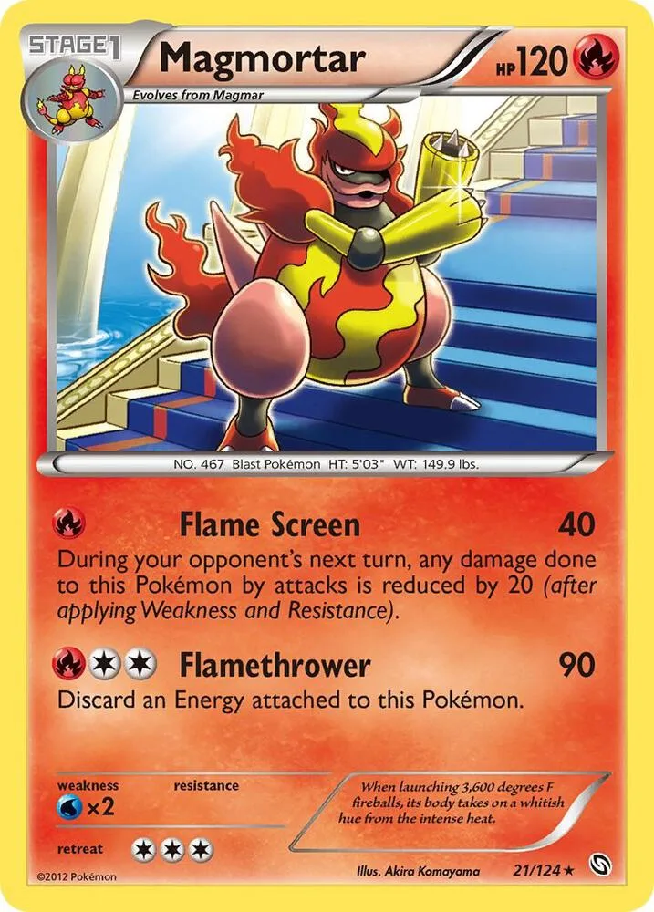 Magmortar card front