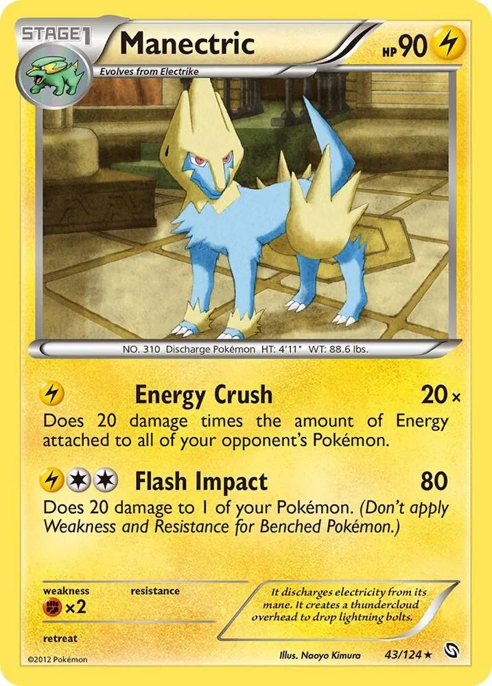 Manectric card front