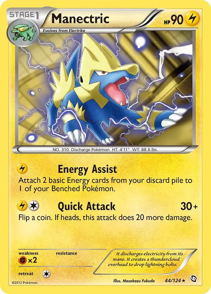 Manectric card front