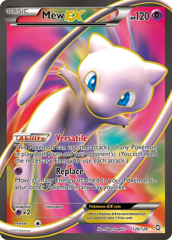 Mew EX (120 Full Art) Holofoil card