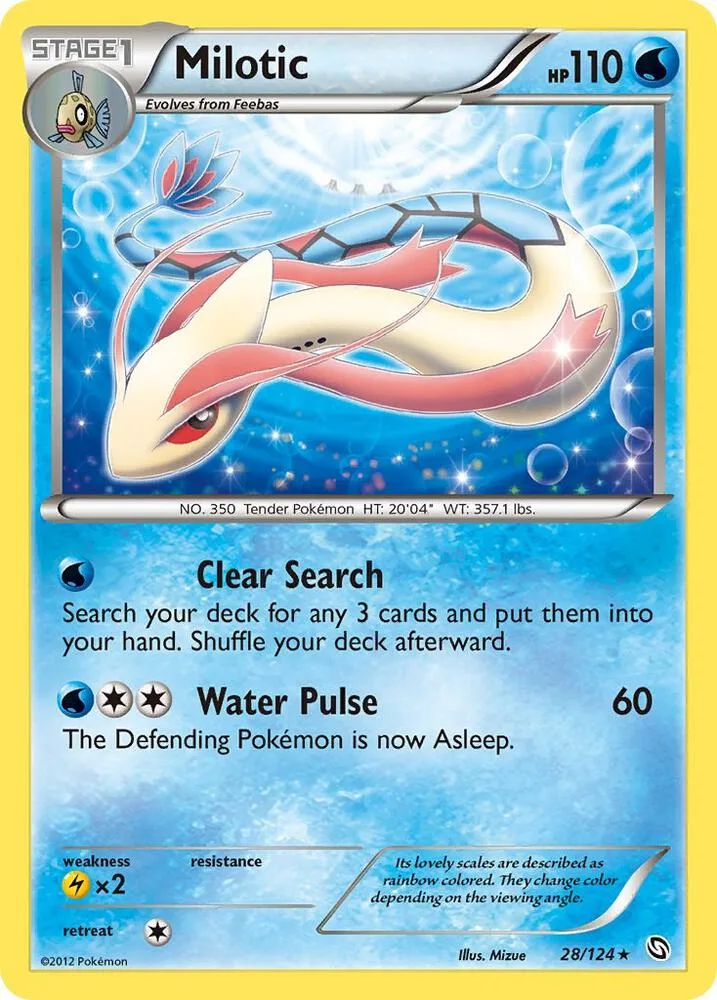 Milotic card front