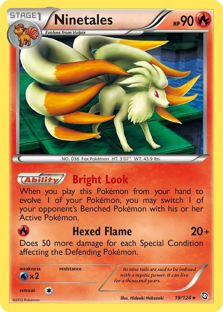 Ninetales card front