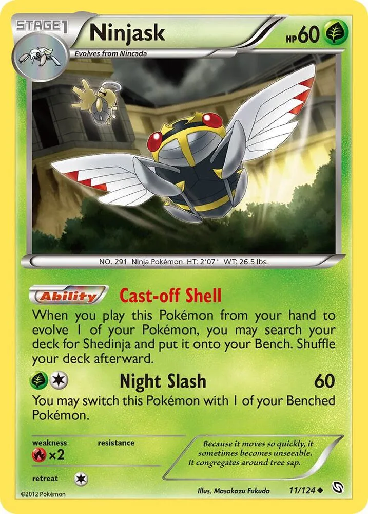 Ninjask card front