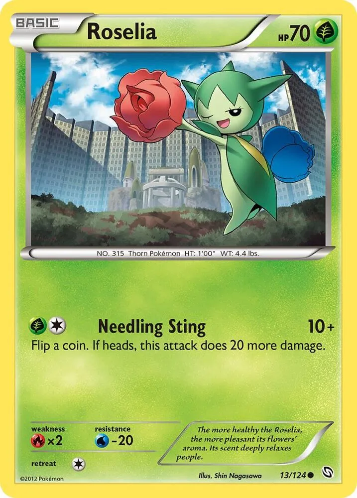 Roselia card front