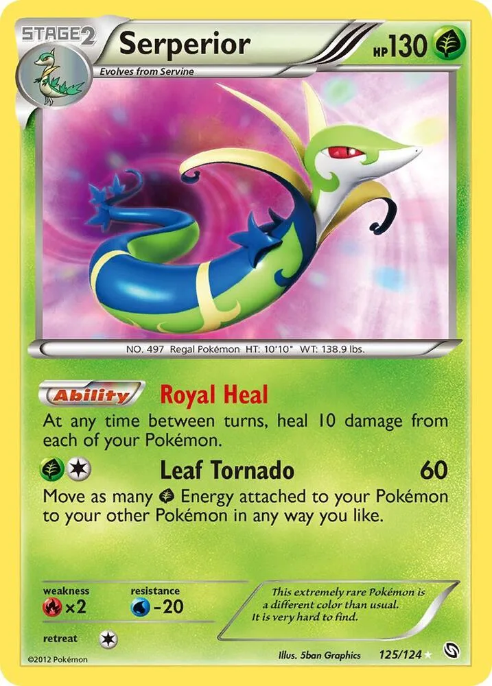 Serperior Holofoil card
