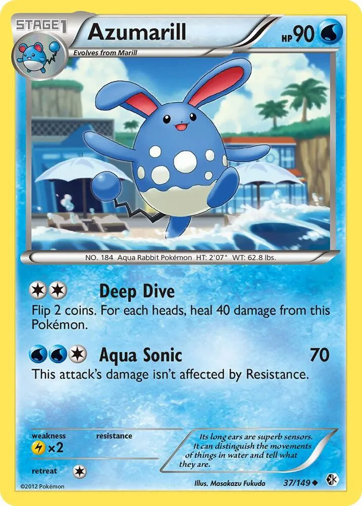Azumarill card front