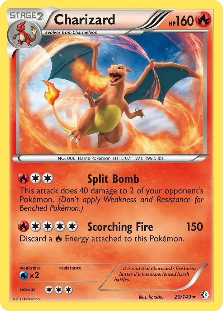 Charizard card front