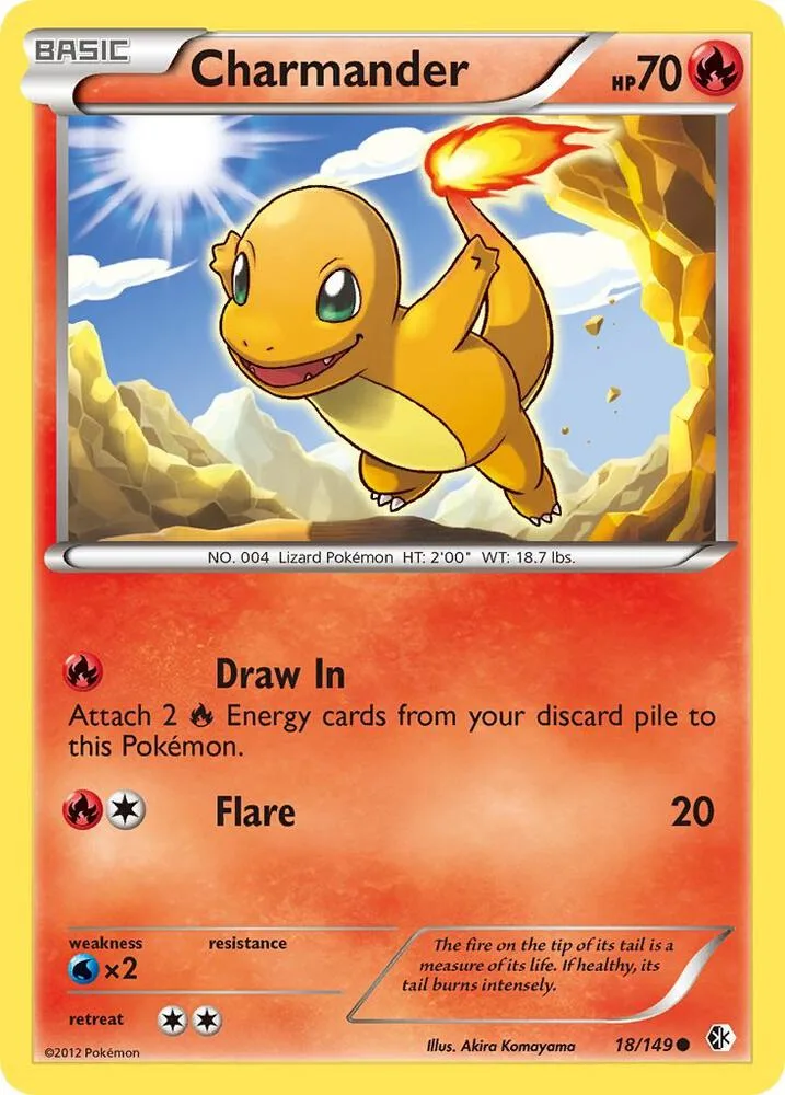 Charmander card front