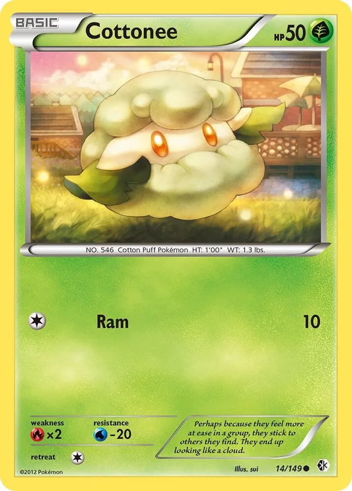 Cottonee card front