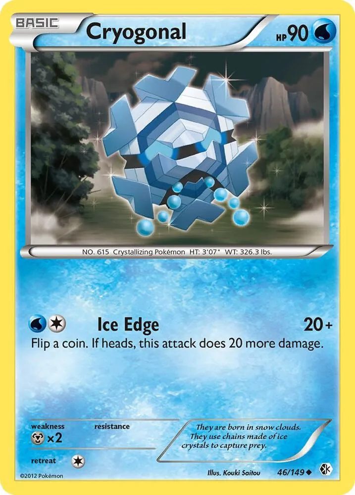 Cryogonal card front