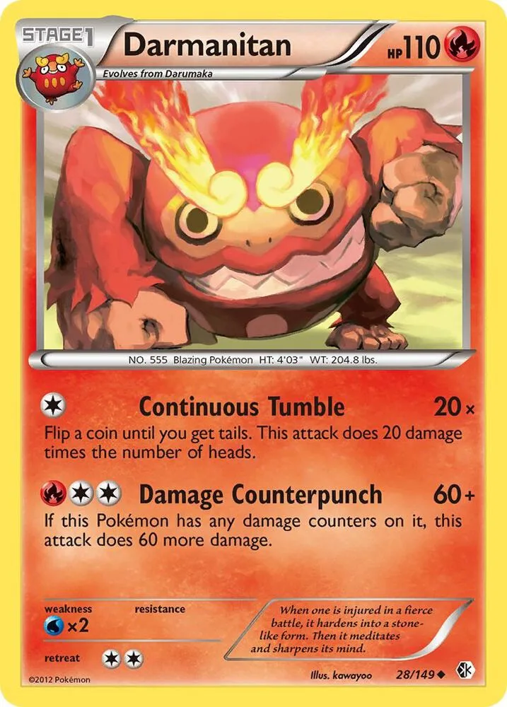 Darmanitan card front