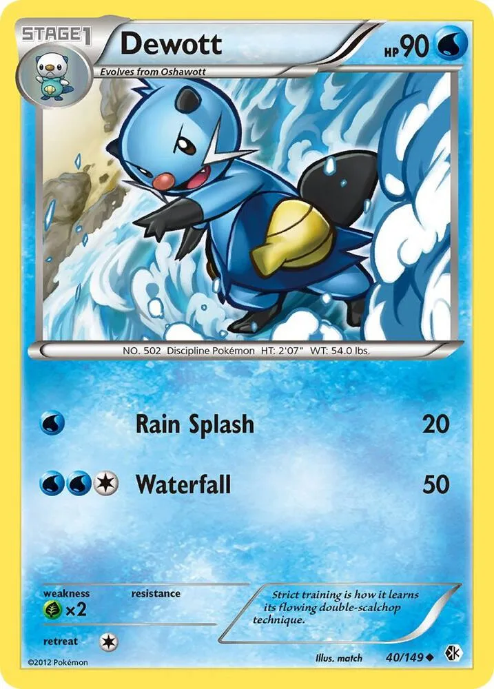 Dewott card front