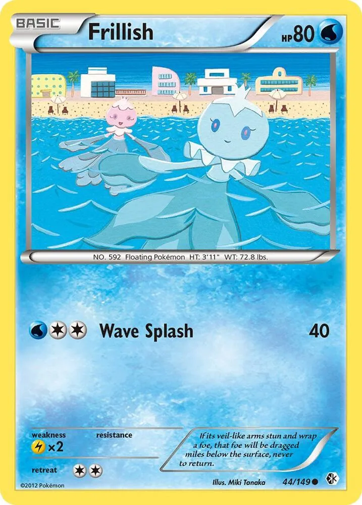 Frillish card front