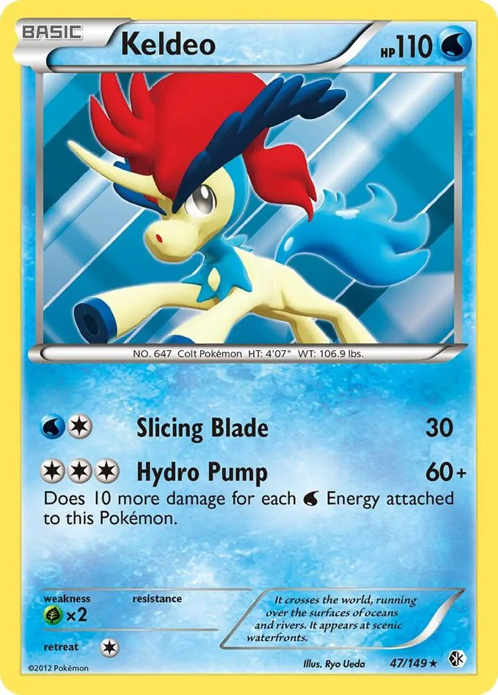 Keldeo card front