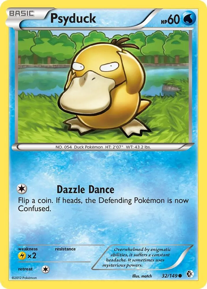 Psyduck card front