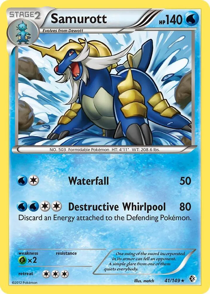 Samurott card front