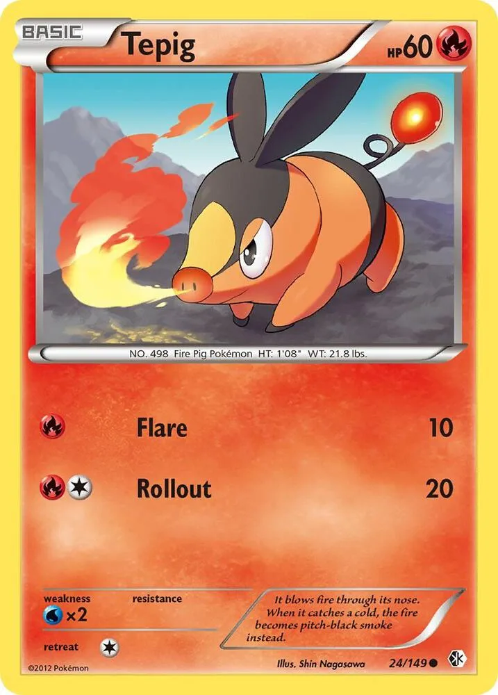 Tepig card front