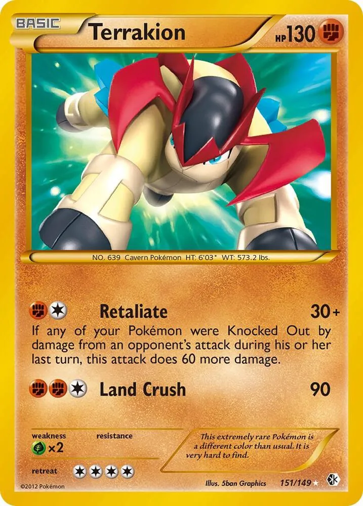 Terrakion Holofoil card