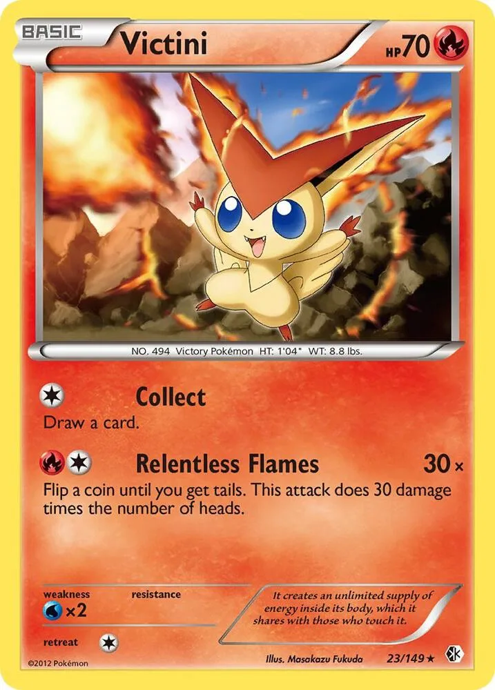 Victini card front
