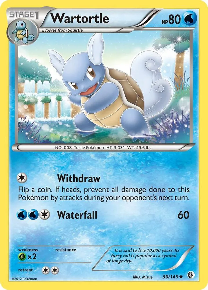 Wartortle card front