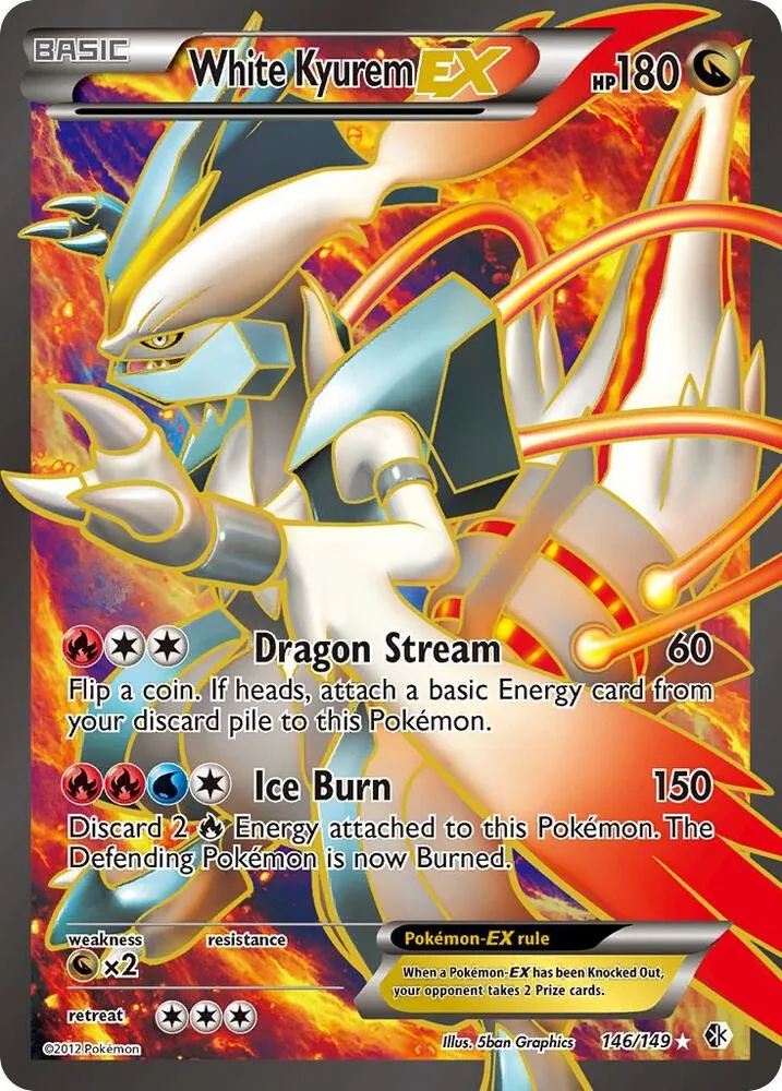 White Kyurem EX (146 Full Art) Holofoil card