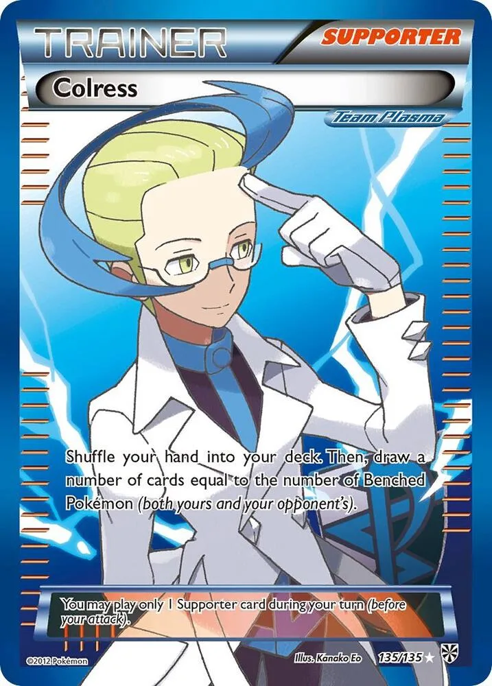 Colress (Team Plasma) (135 Full Art) Holofoil card