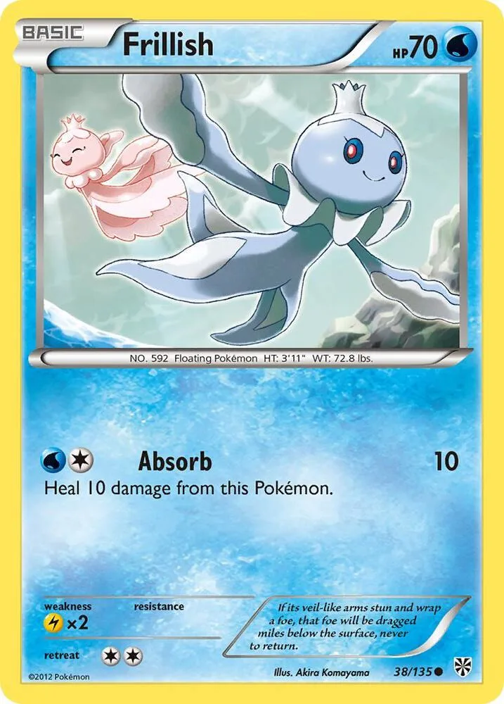 Frillish card front