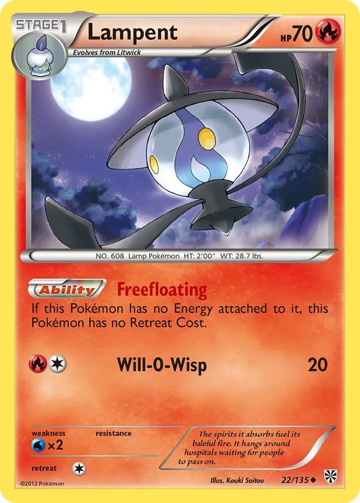 Lampent card front
