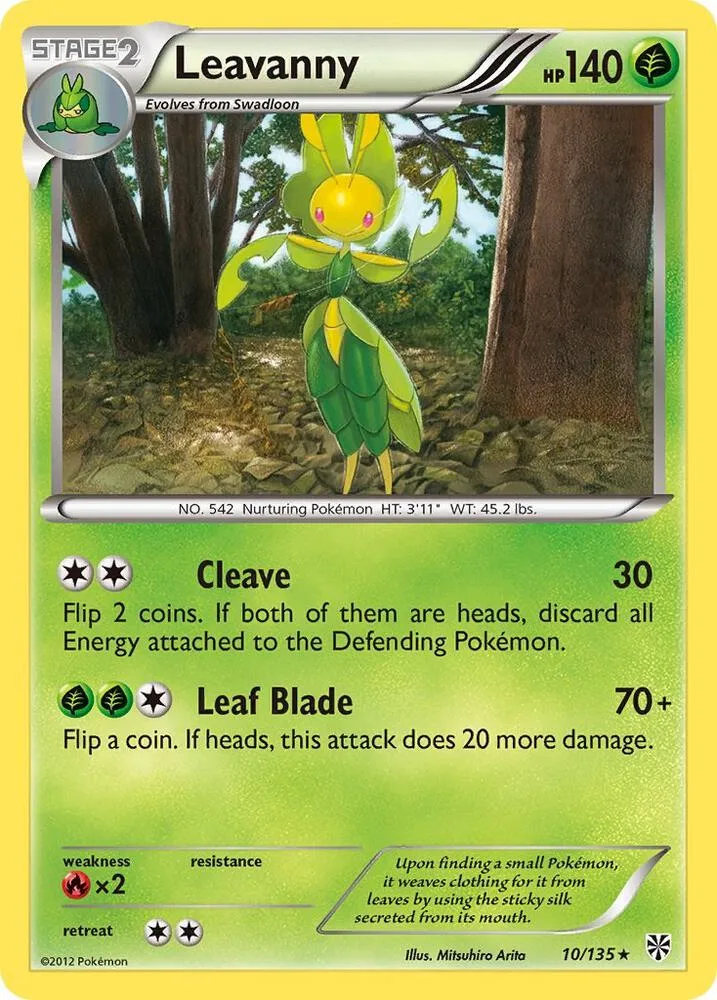 Leavanny card front