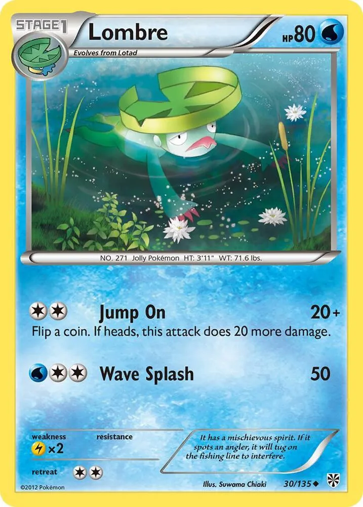 Lombre card front
