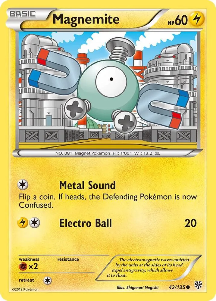 Magnemite card front