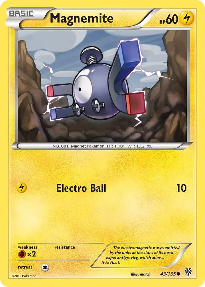 Magnemite card front