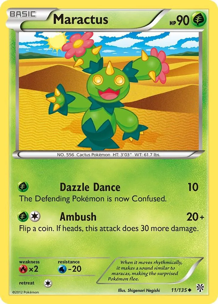 Maractus card front