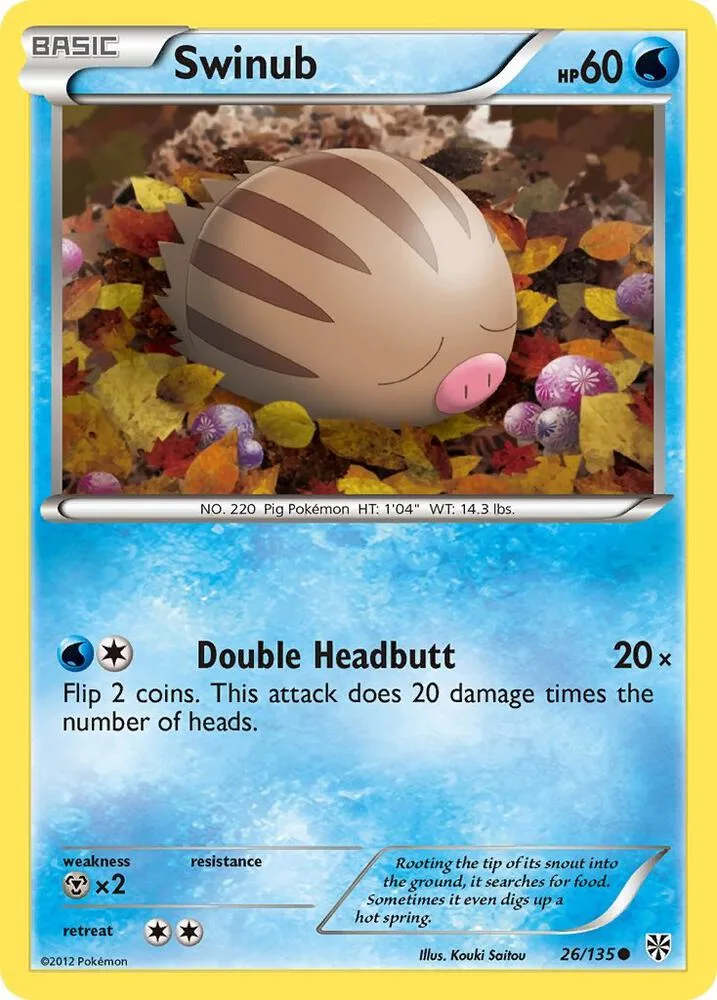 Swinub card front
