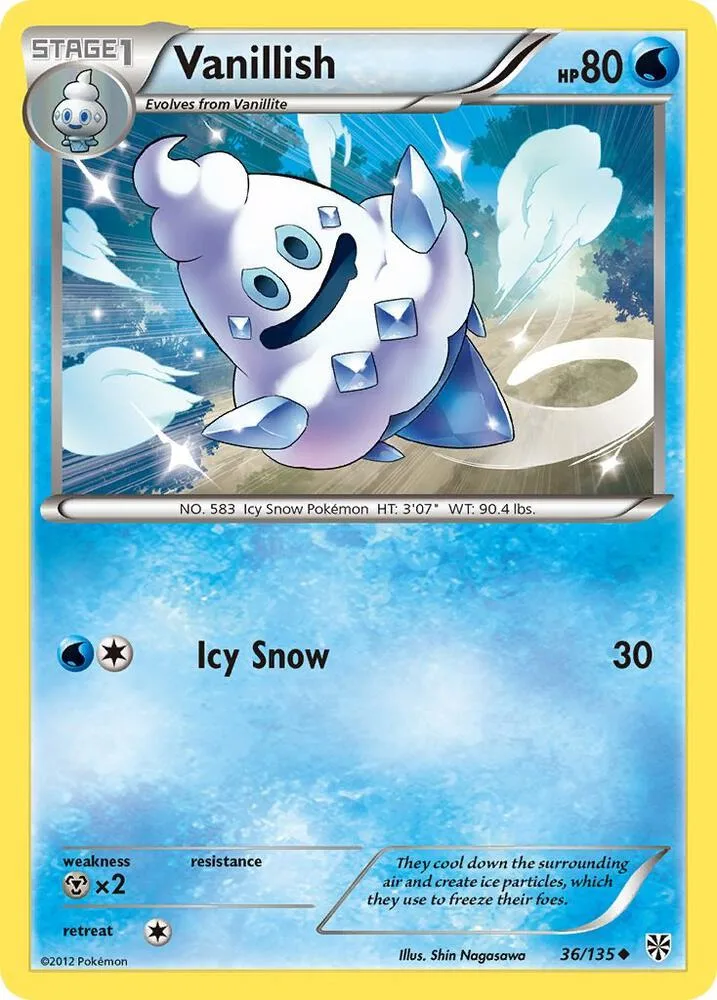Vanillish card front
