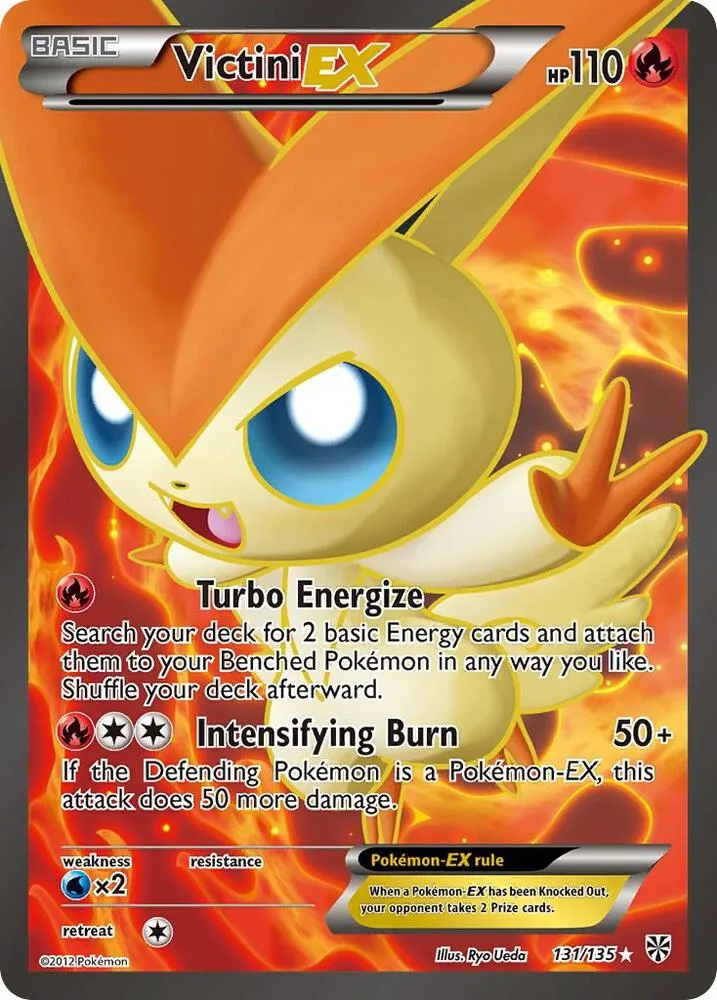 Victini EX (131 Full Art) Holofoil card