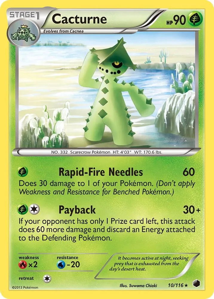 Cacturne card front