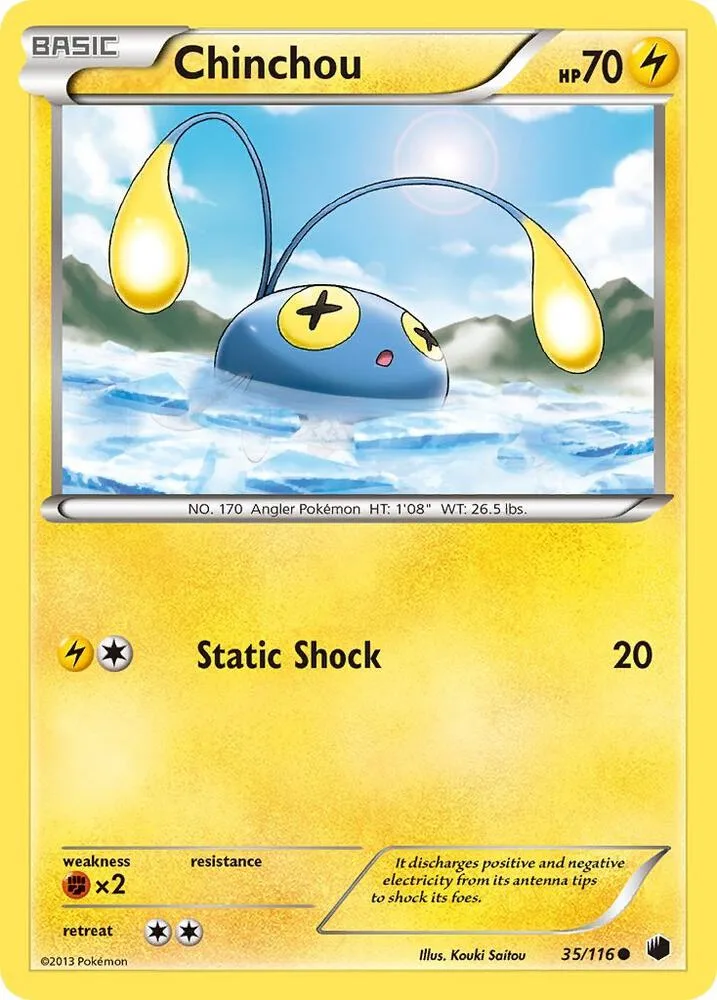 Chinchou card front