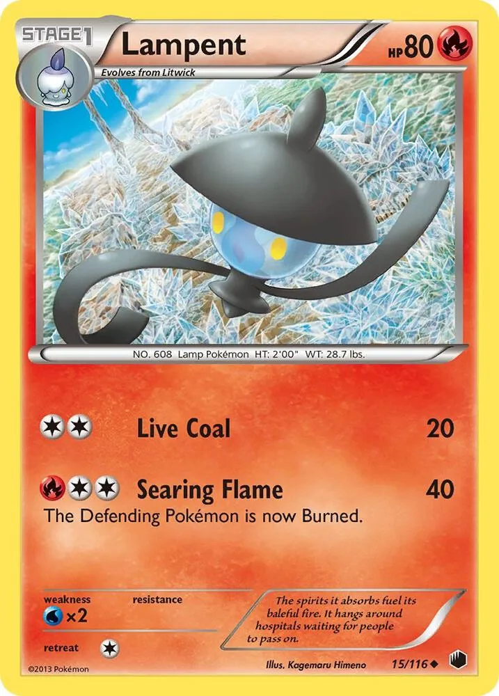 Lampent card front