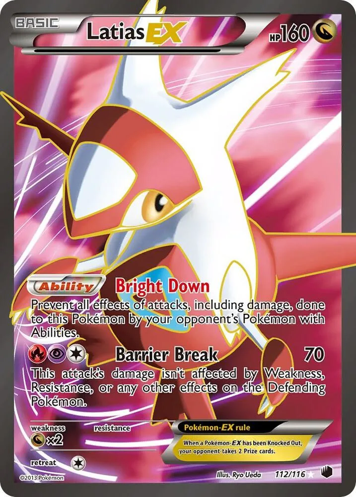 Latias EX (112 Full Art) Holofoil card