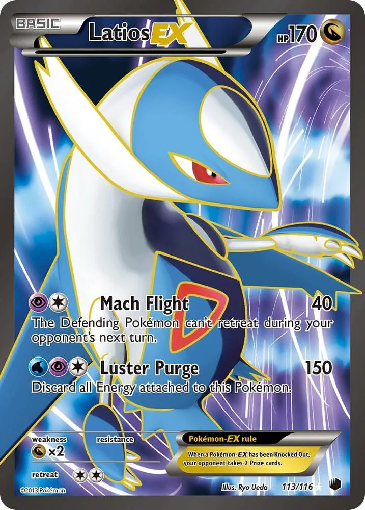 Latios EX (113 Full Art) Holofoil card