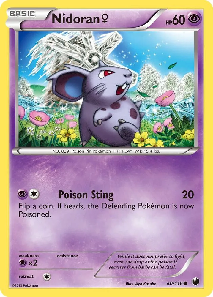 Nidoran F card front