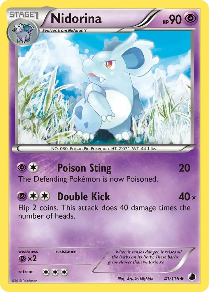 Nidorina card front