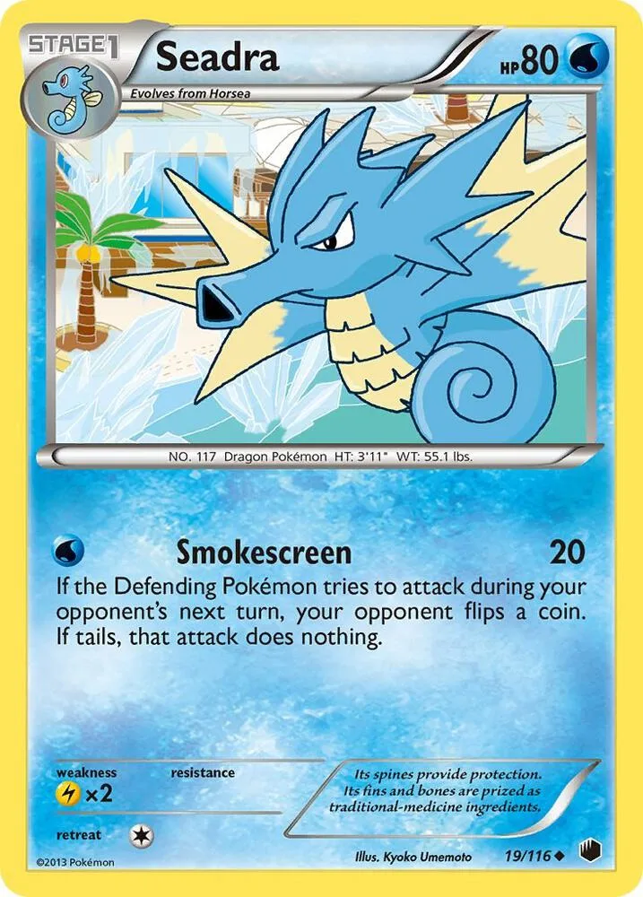 Seadra card front